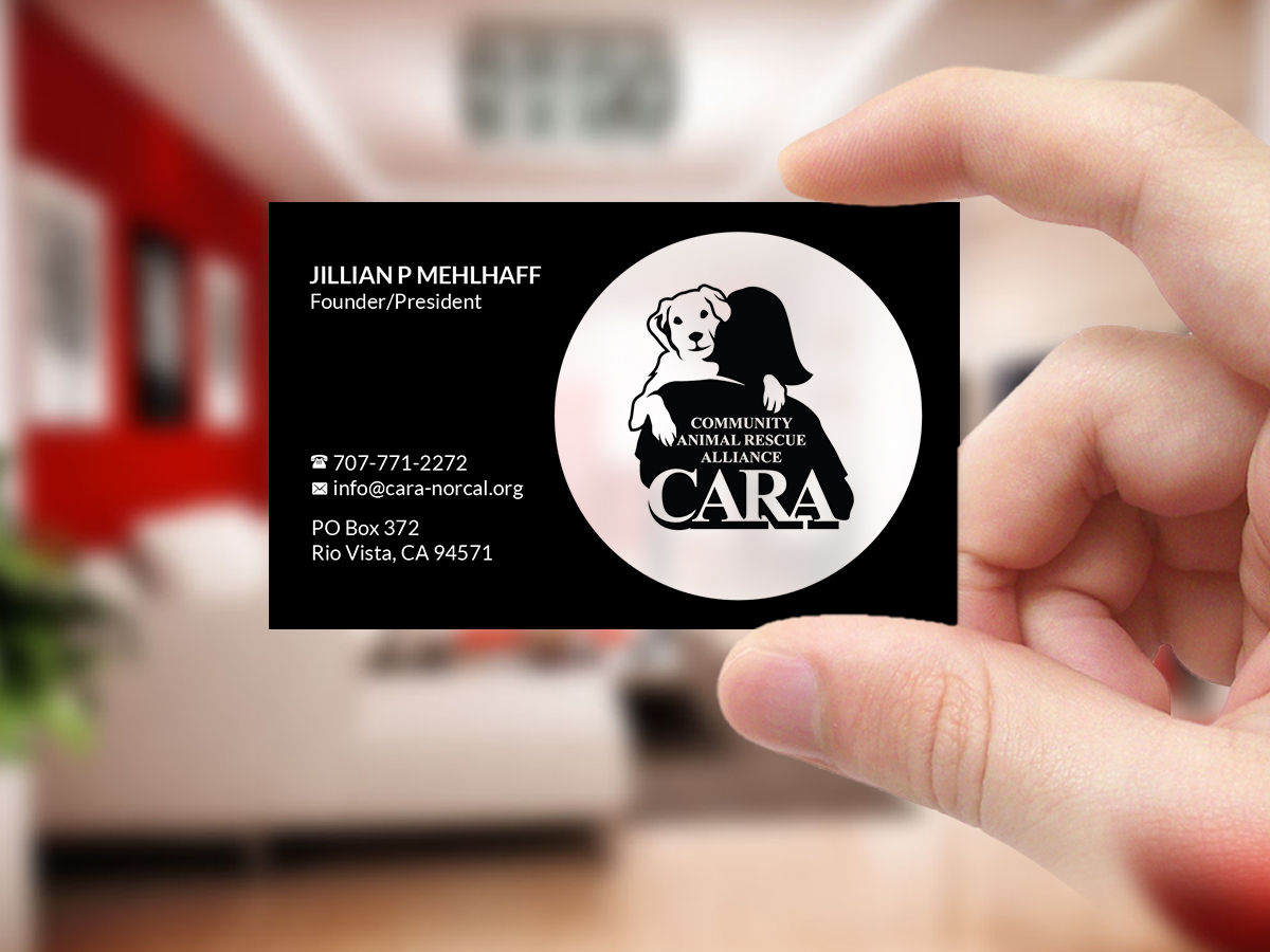 Business Card Design by Creations Box 2015 for Community Animal Rescue Alliance | Design #22322388