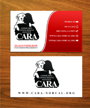 Business Card Design by StY_12 for Community Animal Rescue Alliance | Design: #22349978