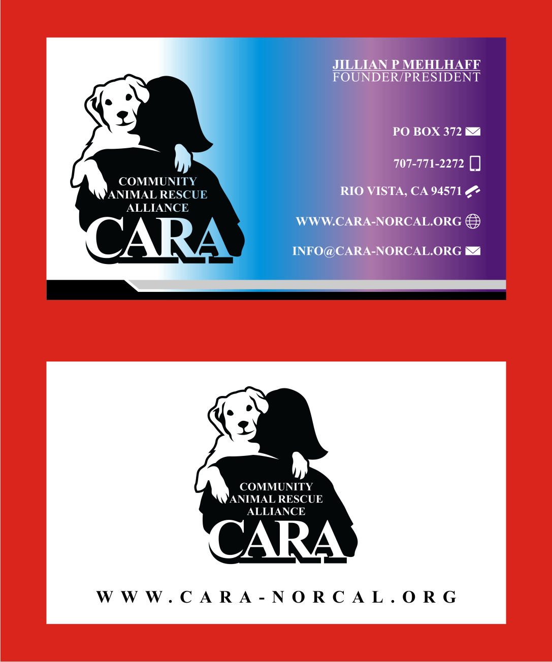 Business Card Design by StY_12 for Community Animal Rescue Alliance | Design #22355299