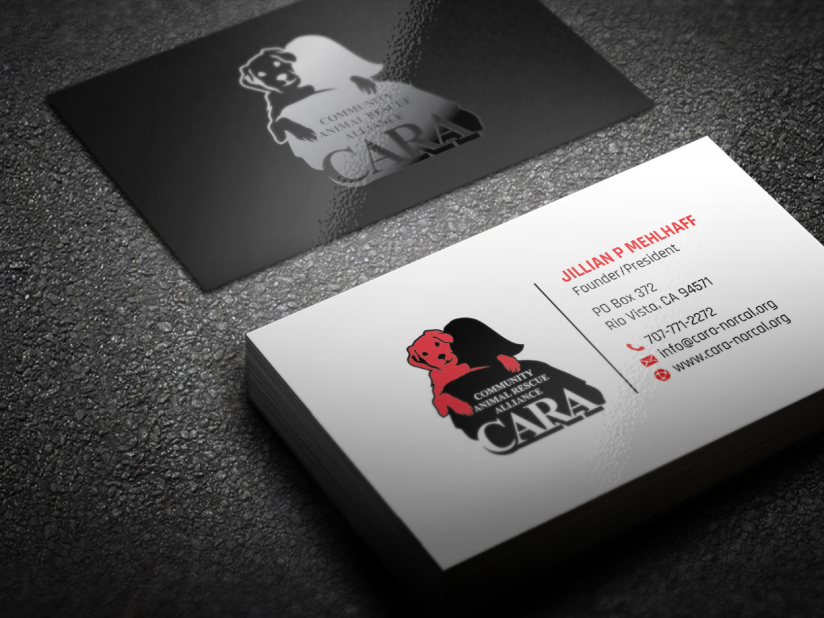 Business Card Design by LAXMI DESIGNHUB for Community Animal Rescue Alliance | Design #22325779