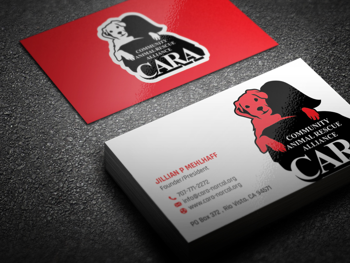 Business Card Design by LAXMI DESIGNHUB for Community Animal Rescue Alliance | Design #22325780