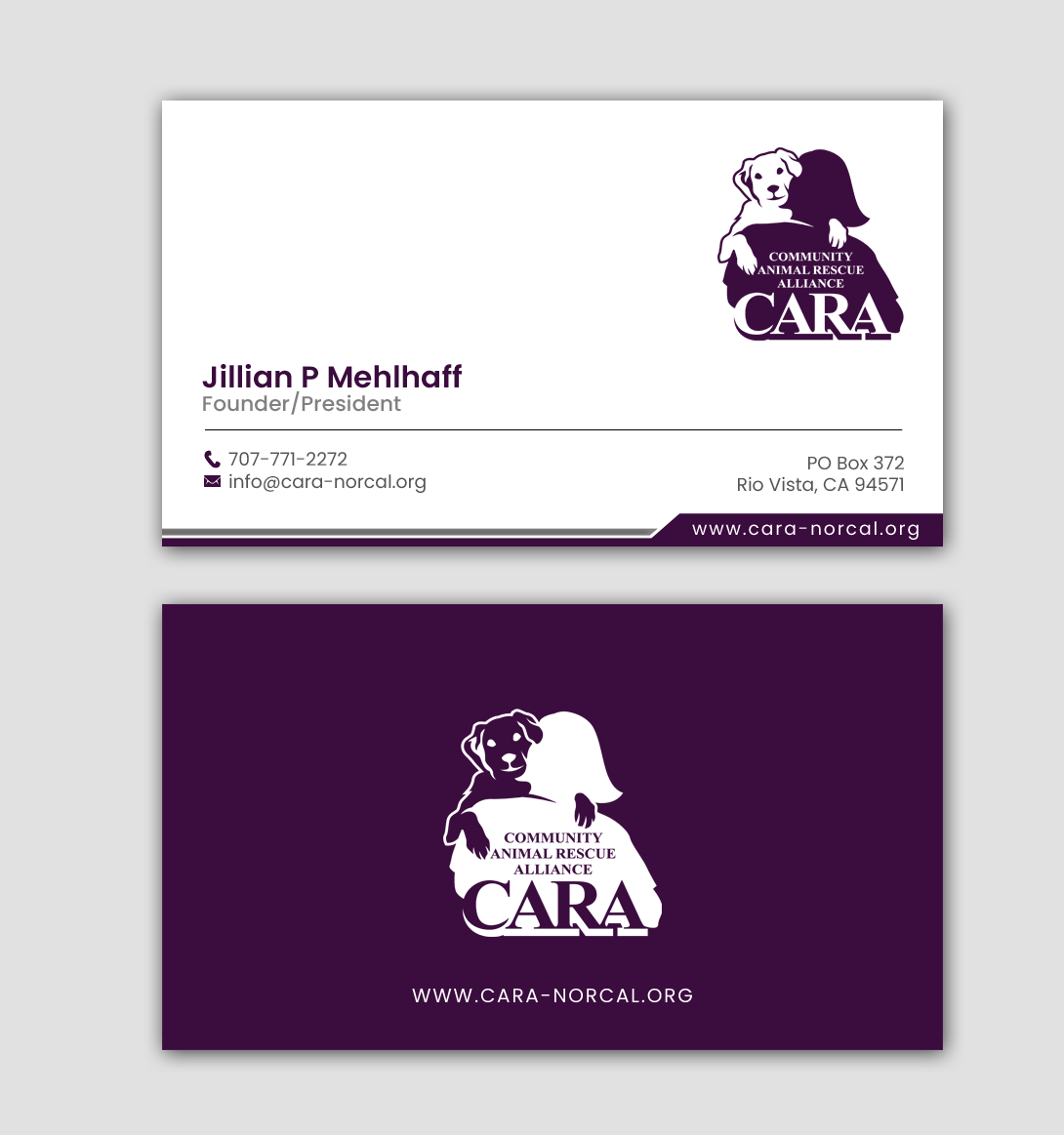 Business Card Design by chandrayaan.creative for Community Animal Rescue Alliance | Design #22352344