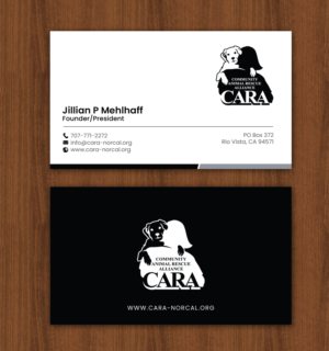 Business Card Design by chandrayaan.creative for Community Animal Rescue Alliance | Design: #22352345