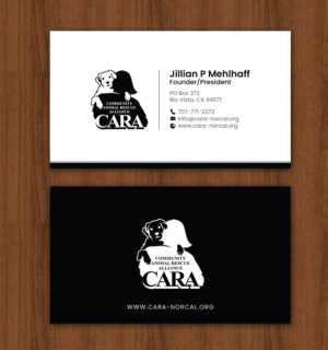 Business Card Design by chandrayaan.creative for Community Animal Rescue Alliance | Design: #22352347
