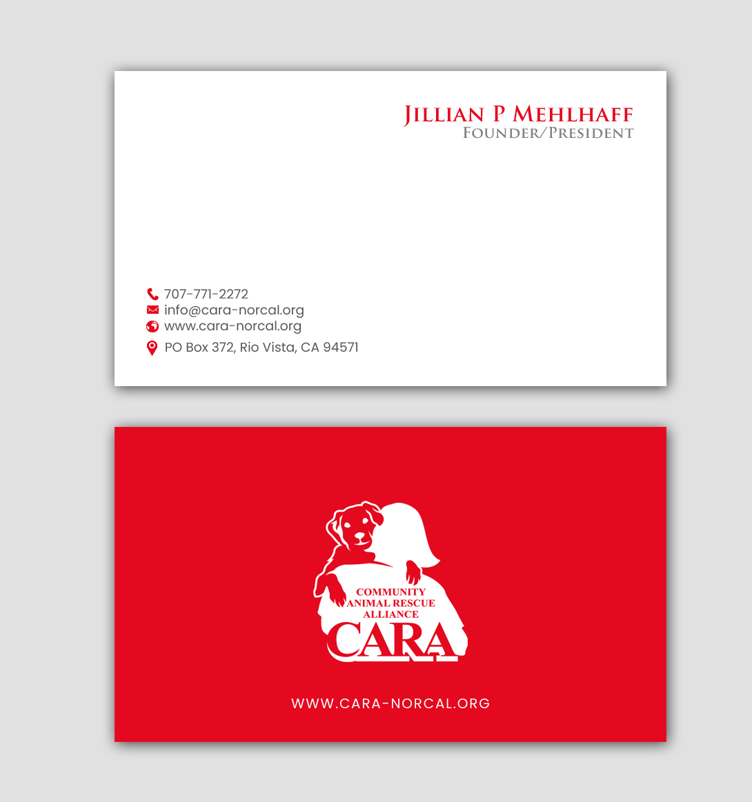 Business Card Design by chandrayaan.creative for Community Animal Rescue Alliance | Design #22352349