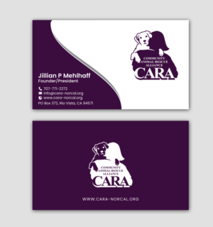 Business Card Design by chandrayaan.creative for Community Animal Rescue Alliance | Design: #22352355