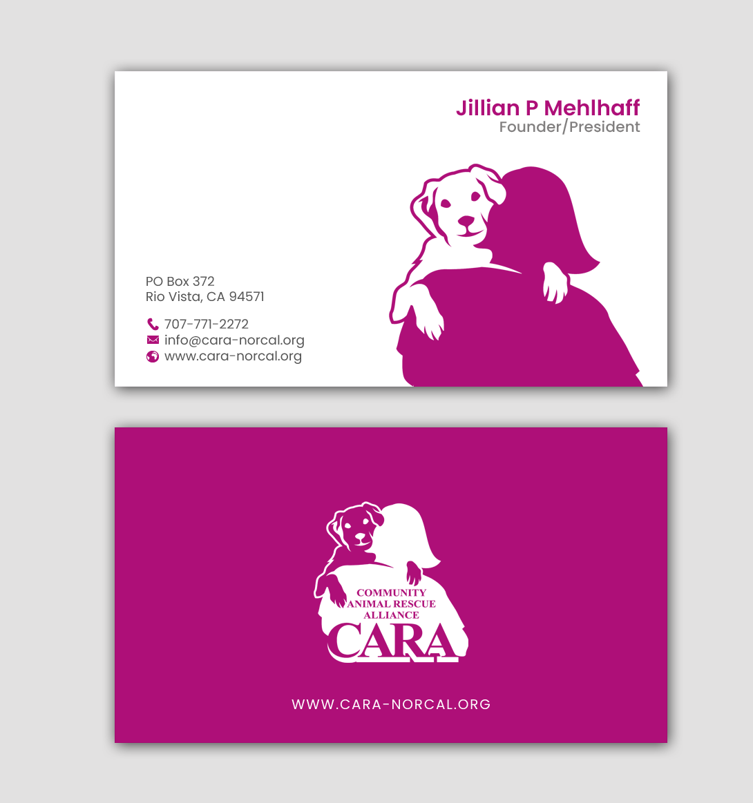 Business Card Design by chandrayaan.creative for Community Animal Rescue Alliance | Design #22352356