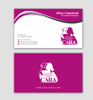 Business Card Design by chandrayaan.creative for Community Animal Rescue Alliance | Design: #22352359