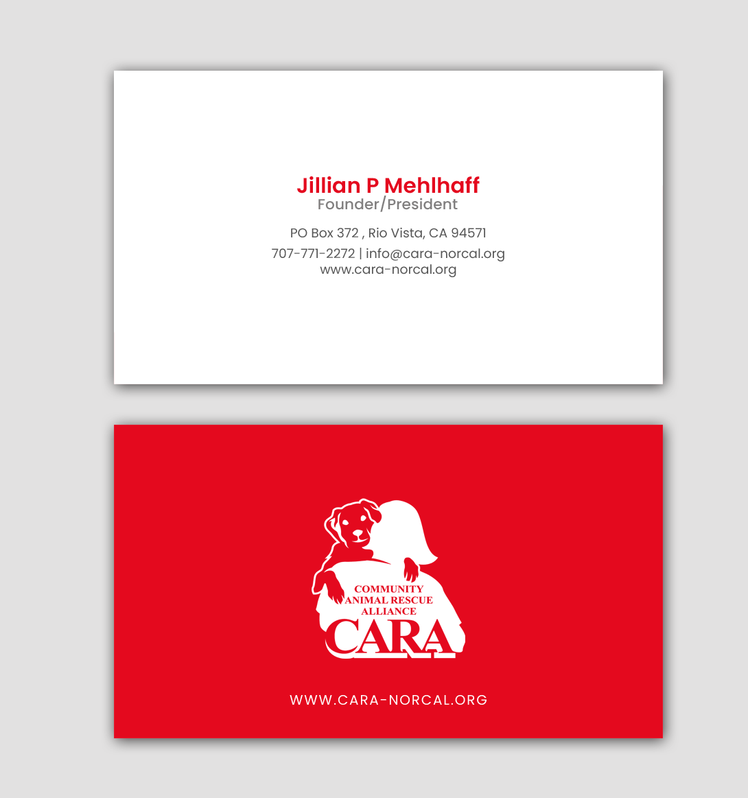 Business Card Design by chandrayaan.creative for Community Animal Rescue Alliance | Design #22352360