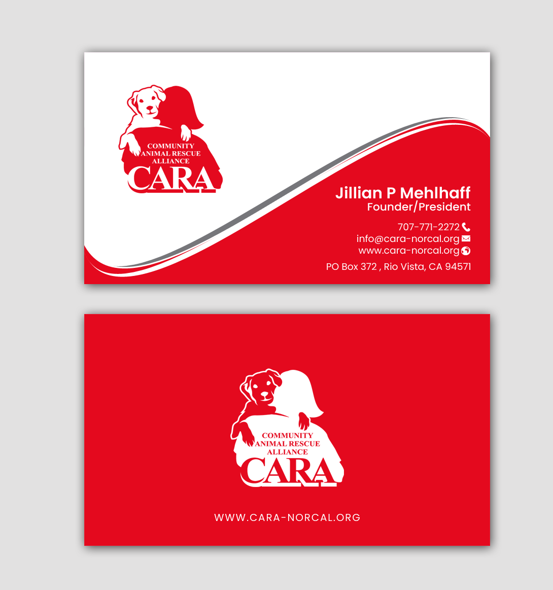 Business Card Design by chandrayaan.creative for Community Animal Rescue Alliance | Design #22352361