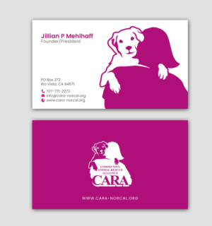 Business Card Design by chandrayaan.creative for Community Animal Rescue Alliance | Design: #22352362