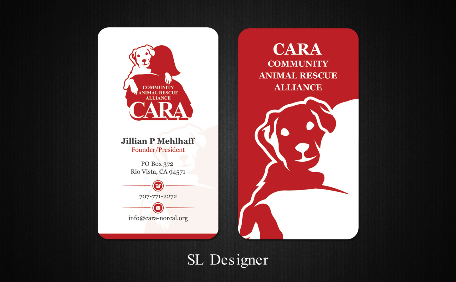 Business Card Design by SL Designer for Community Animal Rescue Alliance | Design #22319128