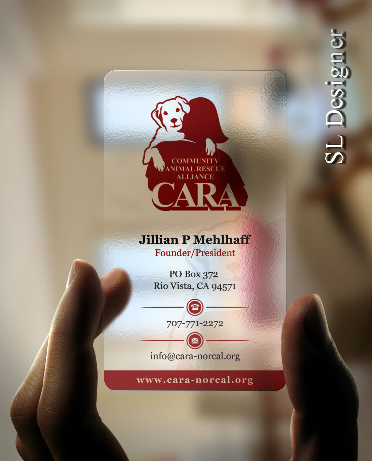 Business Card Design by SL Designer for Community Animal Rescue Alliance | Design #22320169