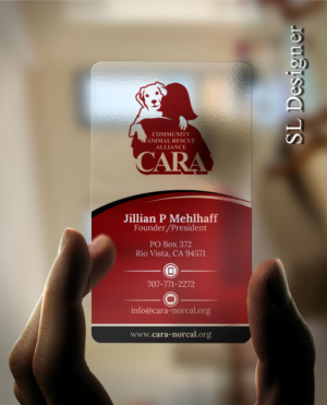 Business Card Design by SL Designer for Community Animal Rescue Alliance | Design: #22321026