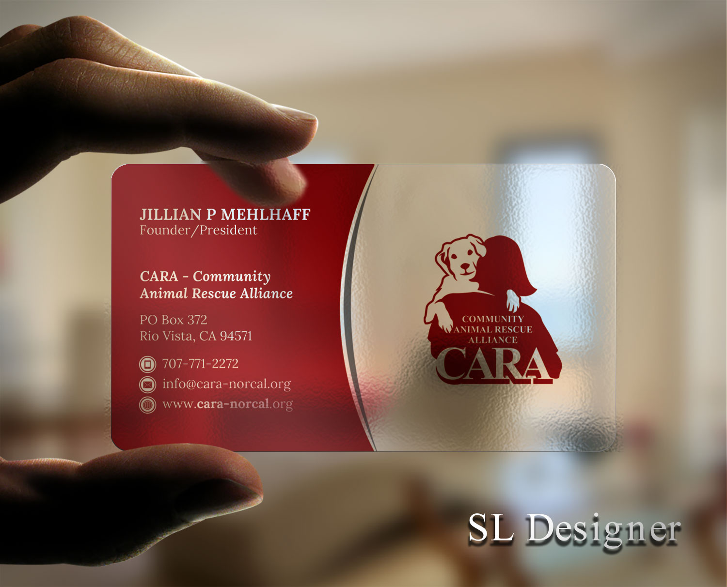 Business Card Design by SL Designer for Community Animal Rescue Alliance | Design #22321027