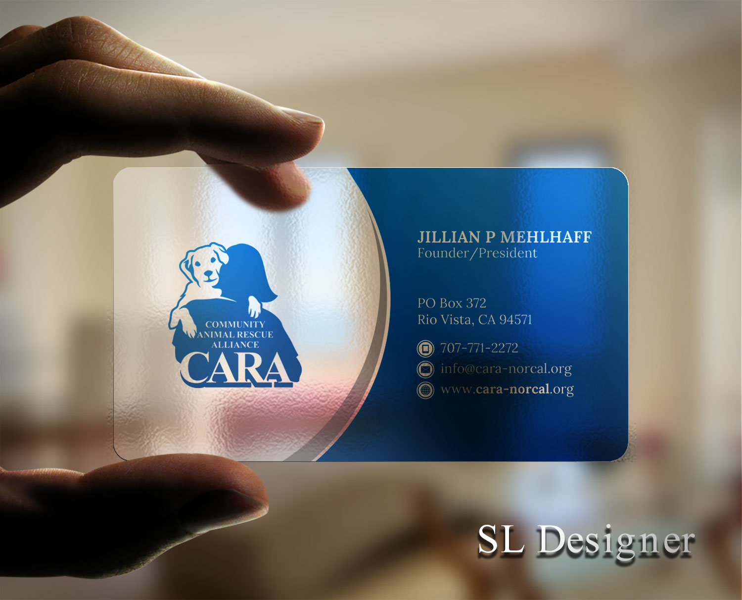 Business Card Design by SL Designer for Community Animal Rescue Alliance | Design #22321028