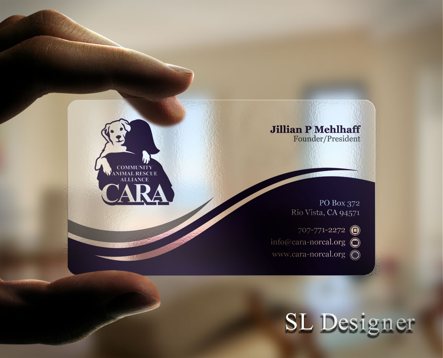 Business Card Design by SL Designer for Community Animal Rescue Alliance | Design #22321659