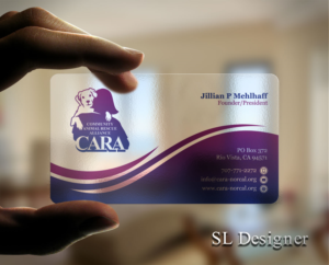 Business Card Design by SL Designer for Community Animal Rescue Alliance | Design: #22321660