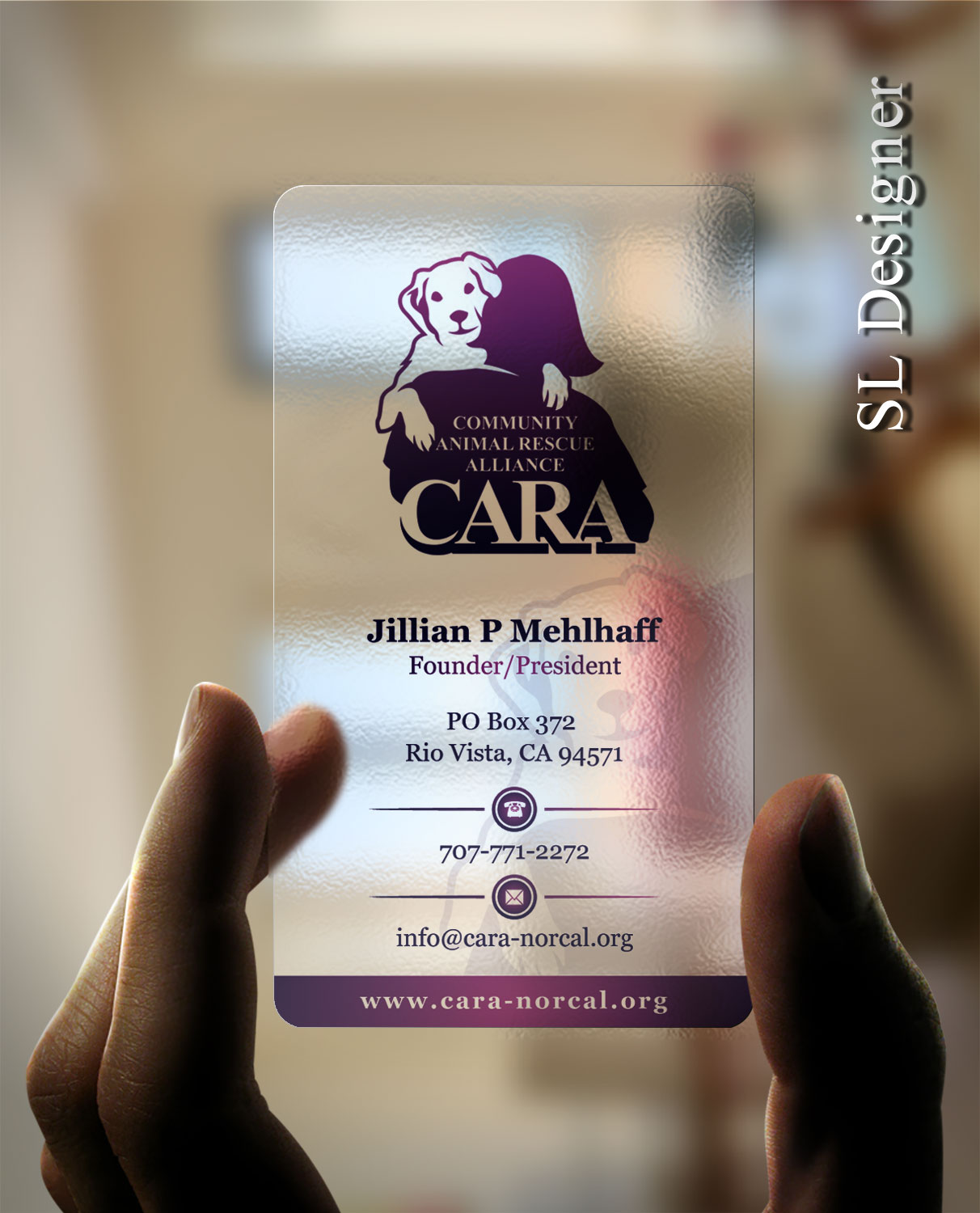 Business Card Design by SL Designer for Community Animal Rescue Alliance | Design #22321661