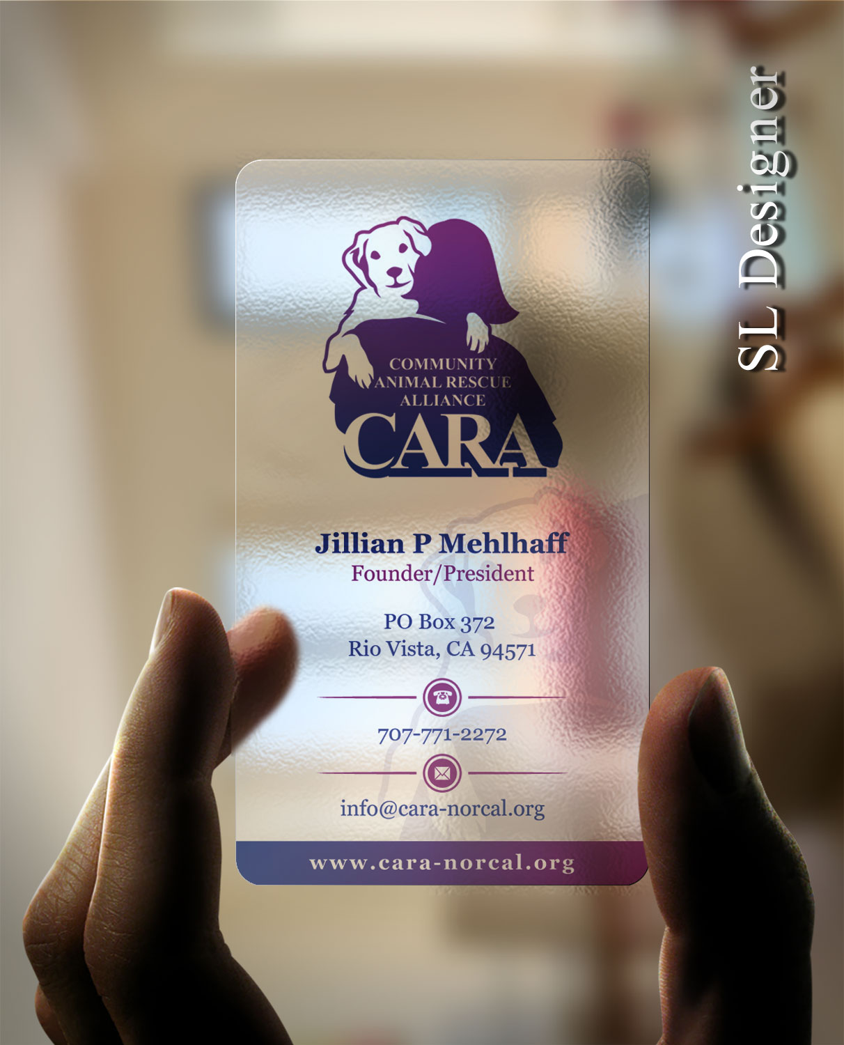 Business Card Design by SL Designer for Community Animal Rescue Alliance | Design #22321669