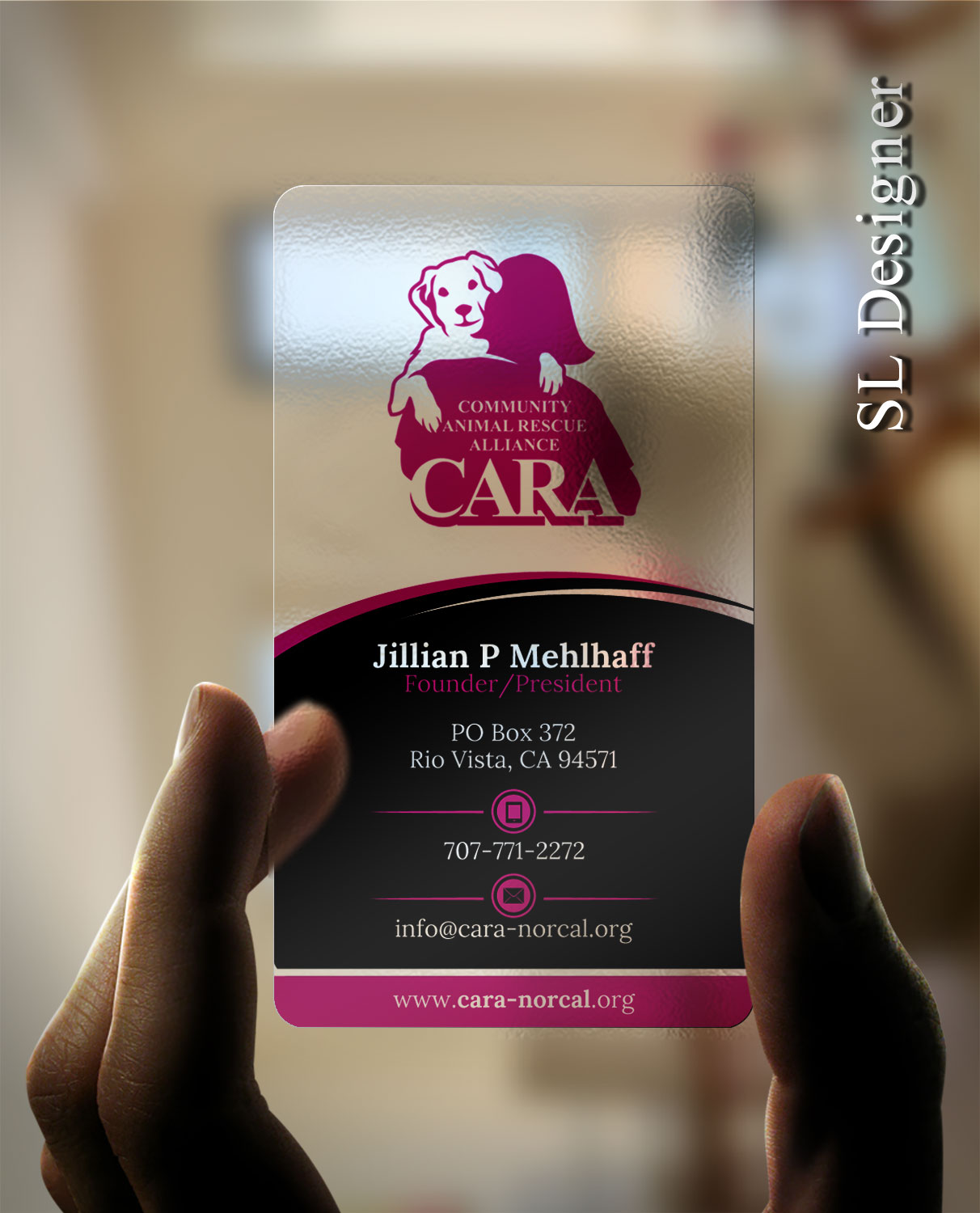 Business Card Design by SL Designer for Community Animal Rescue Alliance | Design #22329737
