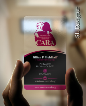 Business Card Design by SL Designer for Community Animal Rescue Alliance | Design: #22329737