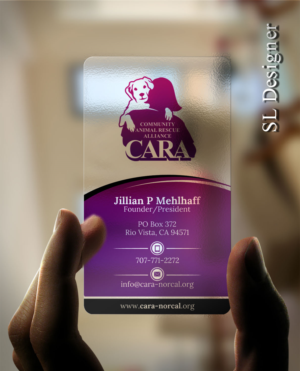 Business Card Design by SL Designer for Community Animal Rescue Alliance | Design: #22329738
