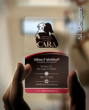 Business Card Design by SL Designer for Community Animal Rescue Alliance | Design: #22329739