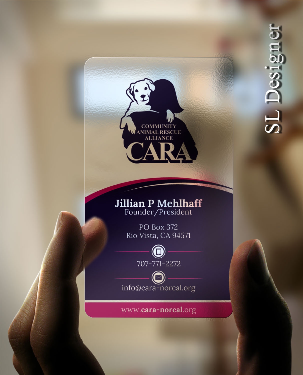 Business Card Design by SL Designer for Community Animal Rescue Alliance | Design #22329740