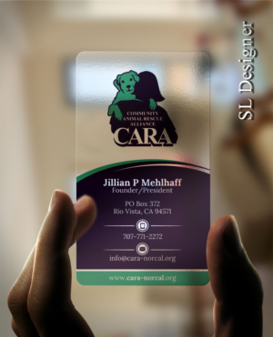 Business Card for Animal Rescue | Diseño de Tarjeta de Presentación por SL Designer