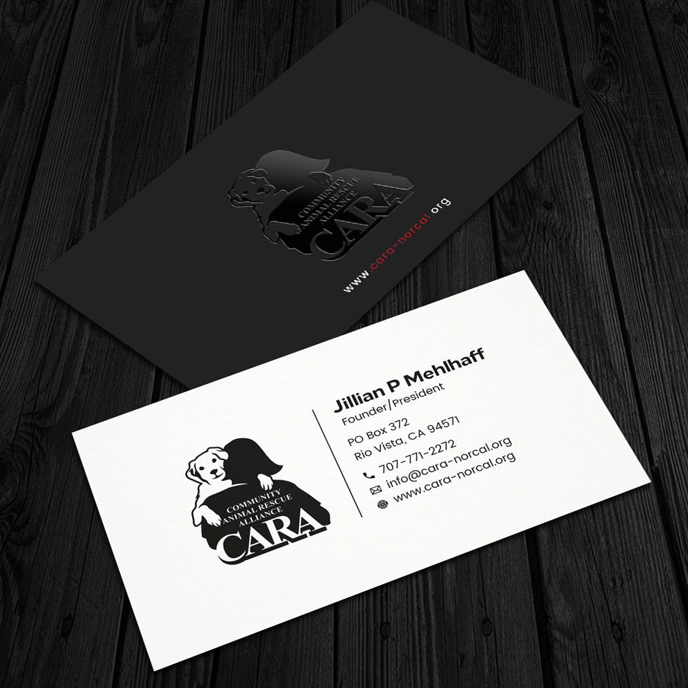 Business Card Design by alex_etel for Community Animal Rescue Alliance | Design #22324643