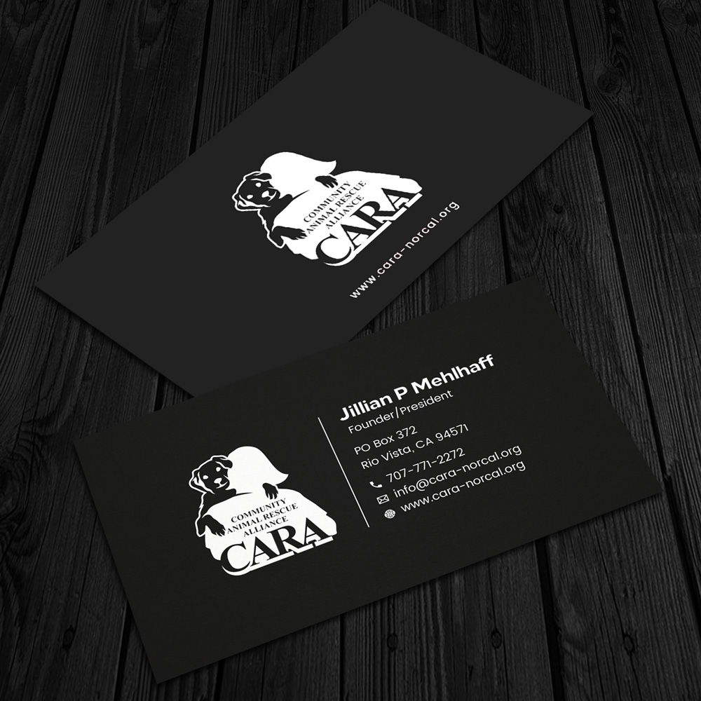 Business Card Design by alex_etel for Community Animal Rescue Alliance | Design #22324644