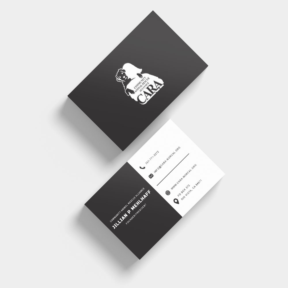 Business Card Design by Siddharth Pandya 2 for Community Animal Rescue Alliance | Design #22324768
