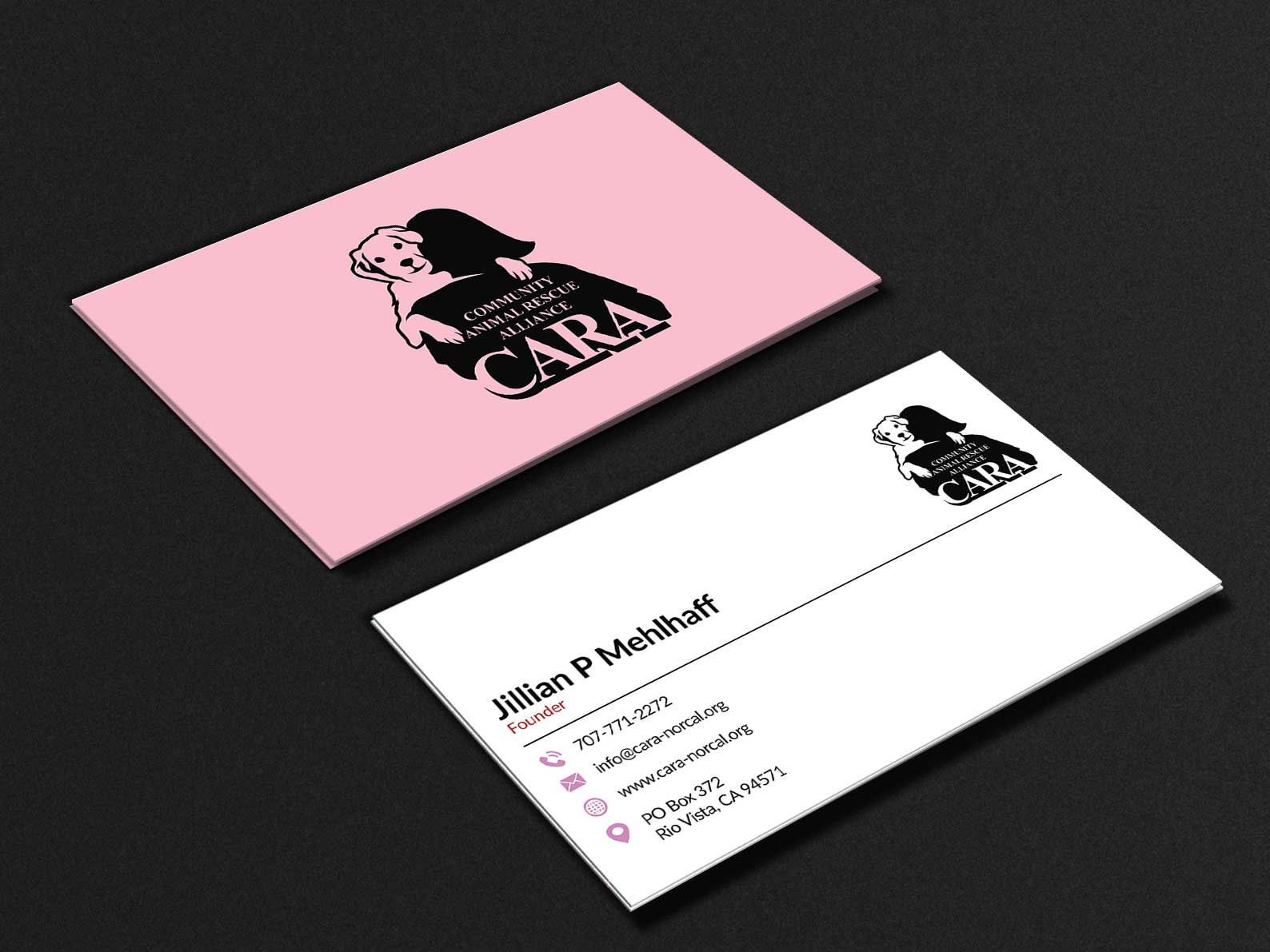 Business Card Design by Musa. A for Community Animal Rescue Alliance | Design #22336488