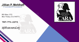 Business Card Design by JACK 39 for Community Animal Rescue Alliance | Design: #22318259