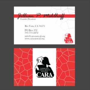 Business Card Design by sophia_design for Community Animal Rescue Alliance | Design: #22337864