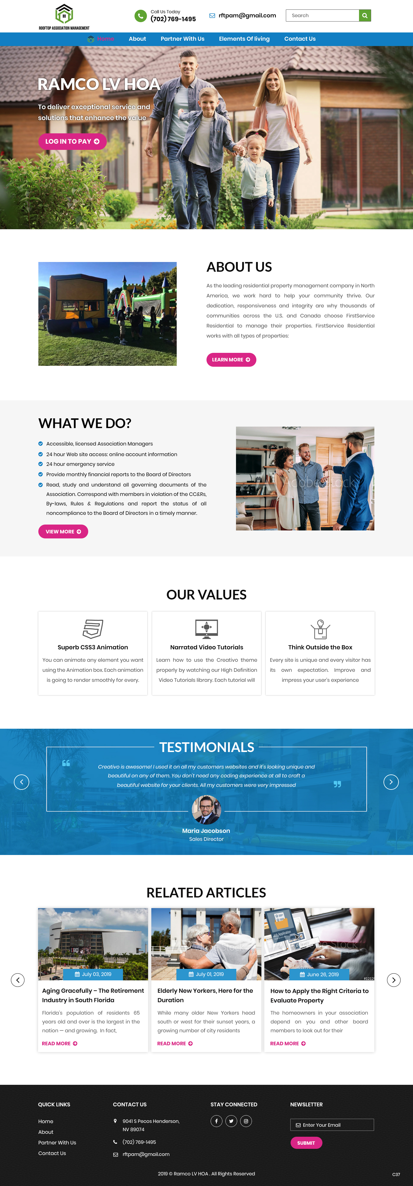 Web Design by pb for RAMCO | Design #22334306