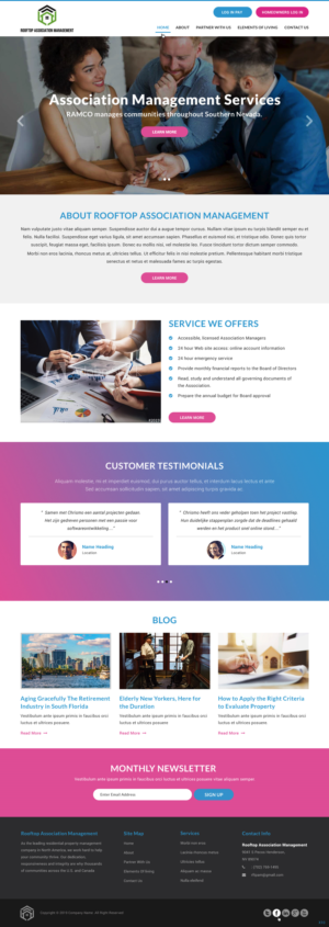 Web Design by pb for RAMCO | Design: #22334311