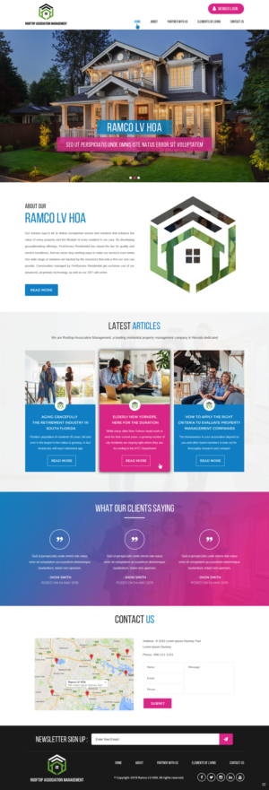 Web Design by pb for RAMCO | Design: #22335790