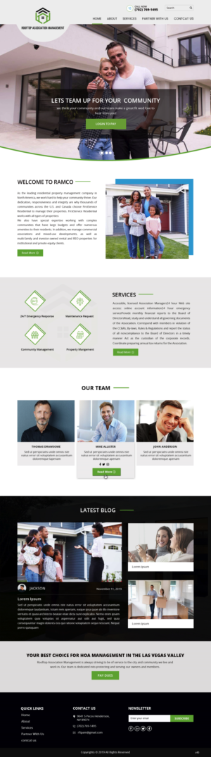 Web Design by pb for RAMCO | Design: #22339970