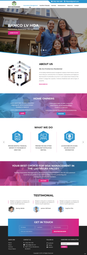 Web Design by pb for RAMCO | Design: #22339972