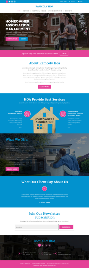 Web Design by rightway for RAMCO | Design: #22332741