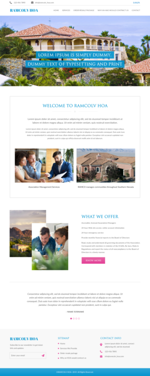 Web Design by rightway for RAMCO | Design: #22332743