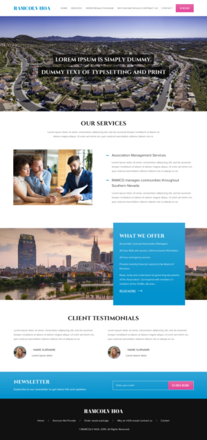 Web Design by rightway for RAMCO | Design: #22332745
