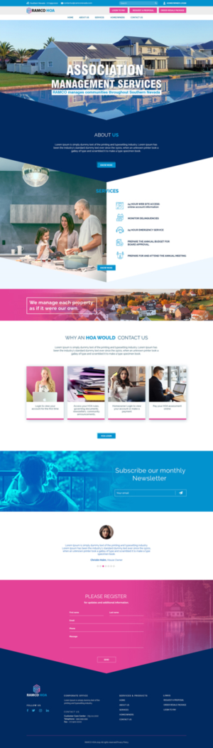 Web Design by AbhishekRoyBunty for RAMCO | Design: #22332388