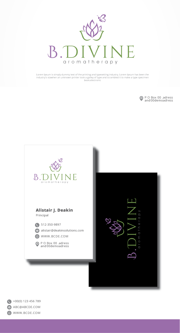 Logo Design by graphicevolution for Divine Scents Aromatherapy | Design #22316726