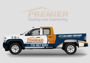 Car Wrap Design by SAI DESIGNS for Premier Roofing and Contracting | Design: #22352447