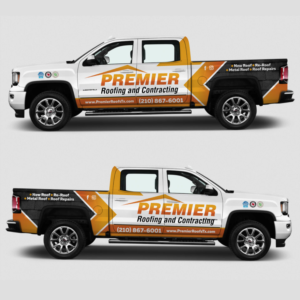 Car Wrap Design by Yoga Tri for Premier Roofing and Contracting | Design: #22346735