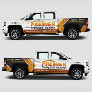 Car Wrap Design by Yoga Tri for Premier Roofing and Contracting | Design: #22350112