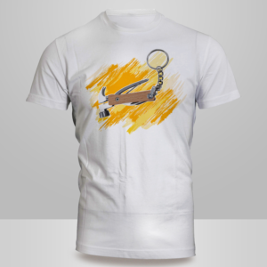 T-shirt design using cute mallet image  | Diseño de Camiseta por Kero